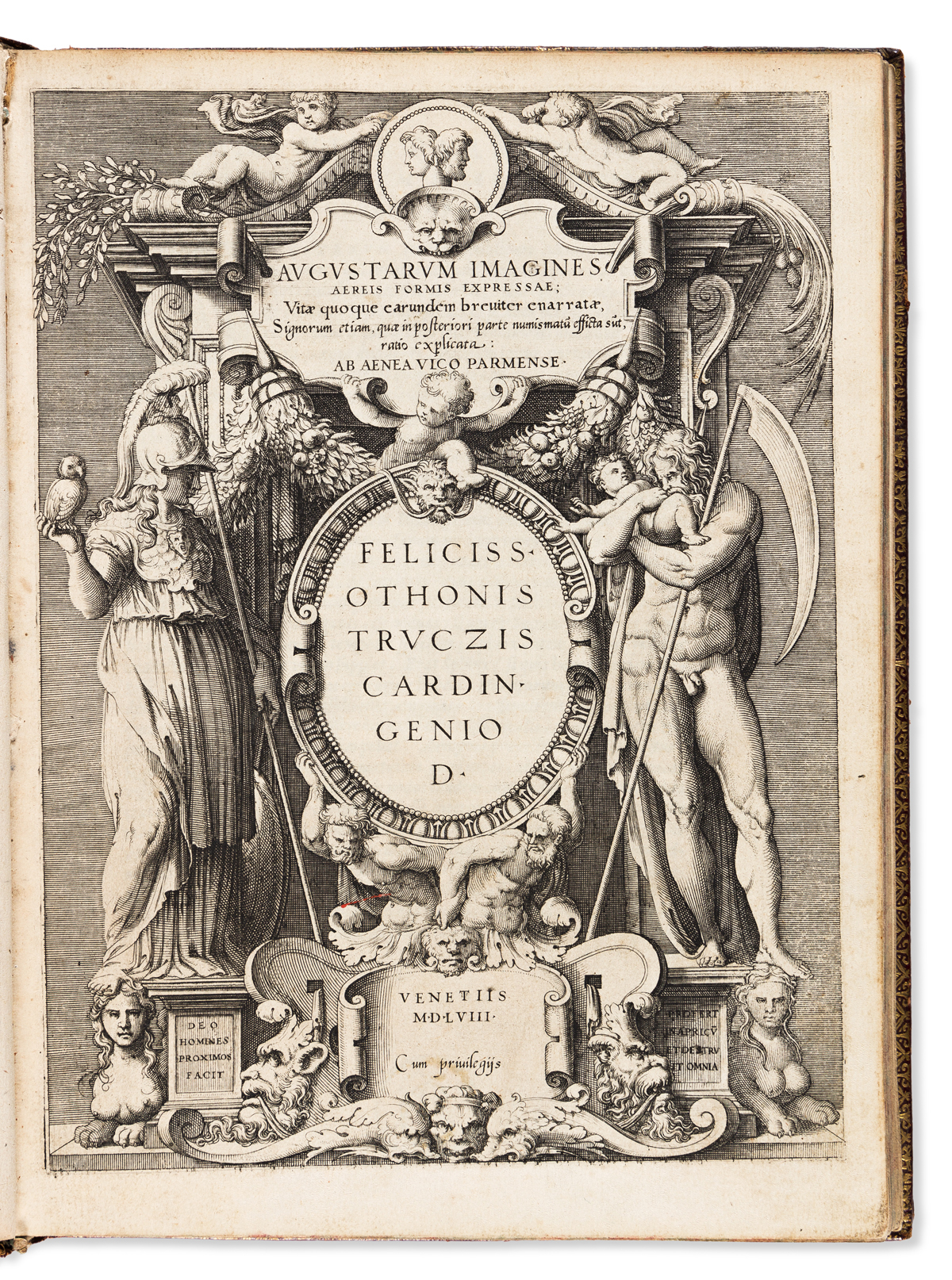 Vico, Enea (1523-1567); trans. Natale Conti (1520-1582) Augustarum Imagines Aereis Formis Expressae; Vitae quoque earundem breviter ena